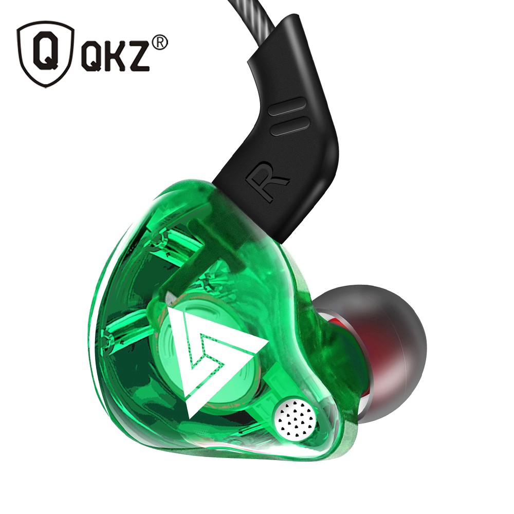 Qkz Earphone Sport Model In-ear Driver Musik HiFi dengan Mic untuk Lari QKZ-CK5 jn