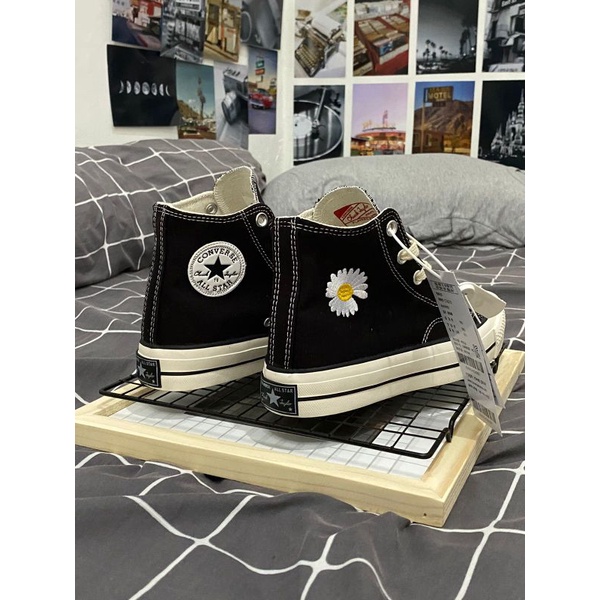 (BISA COD) SEPATU CONVERSE CT PEACE MINUSONE flowers HIGH GLOSSY Premium EGRET-3
