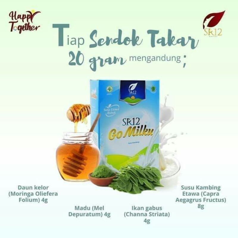 

SUSU SEHAT/GOMILKU SR12/KAYA VITAMIN DAN NUTRISI