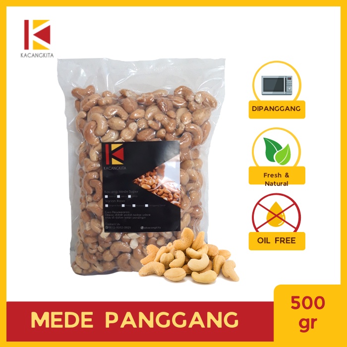 

Kacang mede panggang original tanpa bumbu 500gr