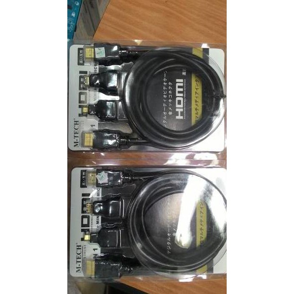 

Converter Kabel Hdmi 3 In 1 .Micro.Mini Dan Hdmi To Hdmi
