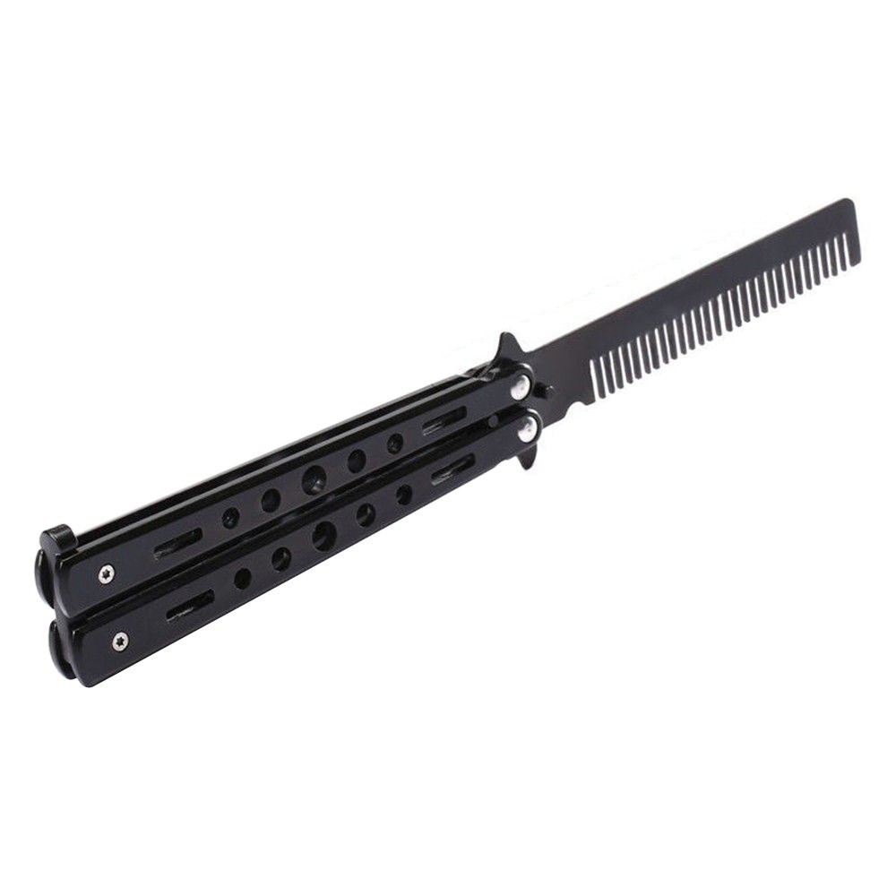 Sisir Lipat Besi Butterfly Knife Sisir Bela Diri Balisong Benchmade - SSR