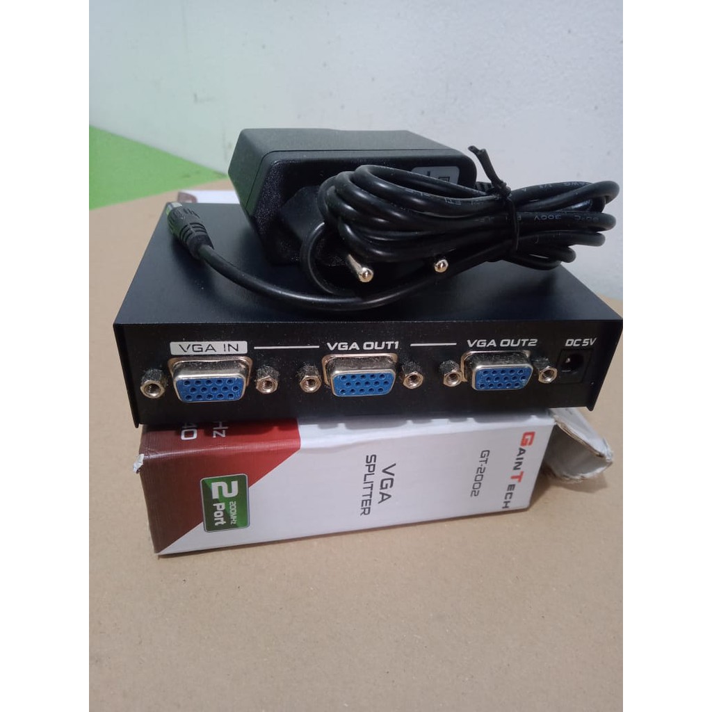 Gaintech VGA Splitter 2Port 200Mhz GT-2002
