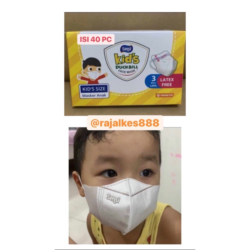 Termurah Masker Sensi Duckbill / Sensi Mask Duckbill isi 50 ready/ Sensi Convex Mask/ Sensi Earloop