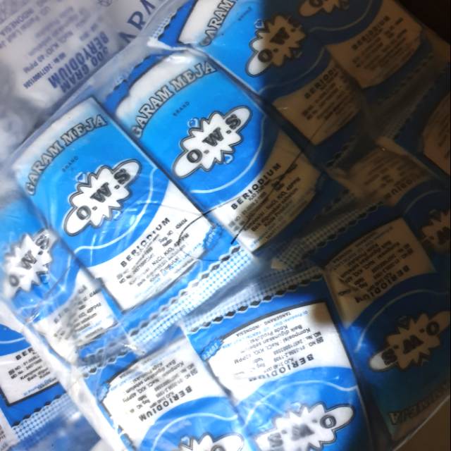 

Garam Meja O.W.S Beryodium isi 20 / Garam Meja OWS isi 20