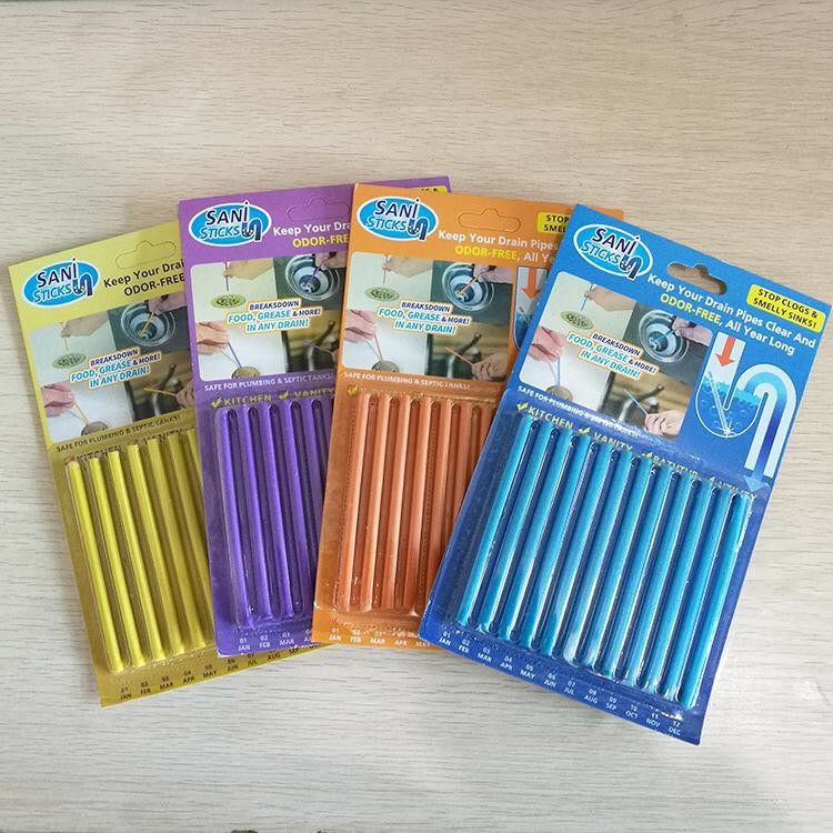 COD - RL - Stik Pembersih Saluran Pipa Isi 24Stik Sani Stick Pembersih Saluran Pipa Air Anti Sumbat 