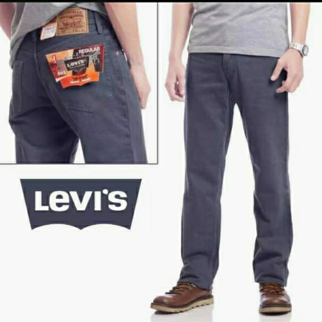 CELANA JEANS PRIA STANDAR REGULER BASIC PANTS 28 - 38