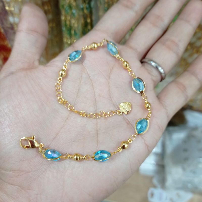 gelang tangan dewasa, perhiasan xuping