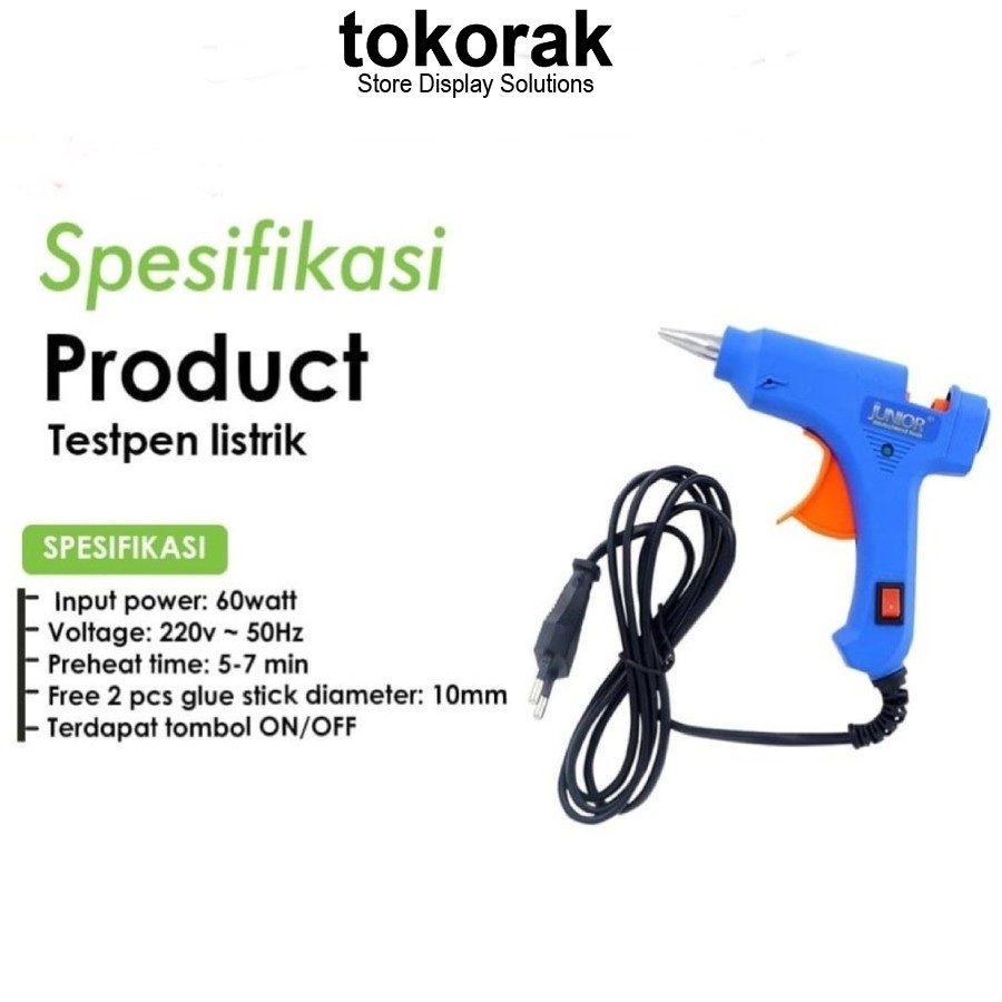 LEM TEMBAK GLUE GUN 60 WATT JUNIOR - LEM BAKAR