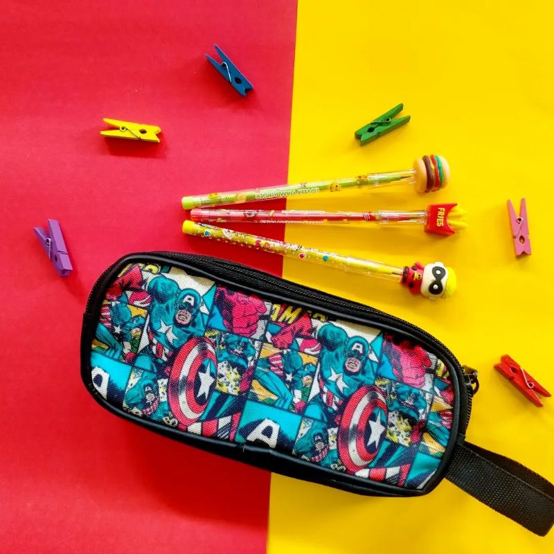 Tempat Pensil Transparan | Jelly pencilcase | souvenir ulang tahun