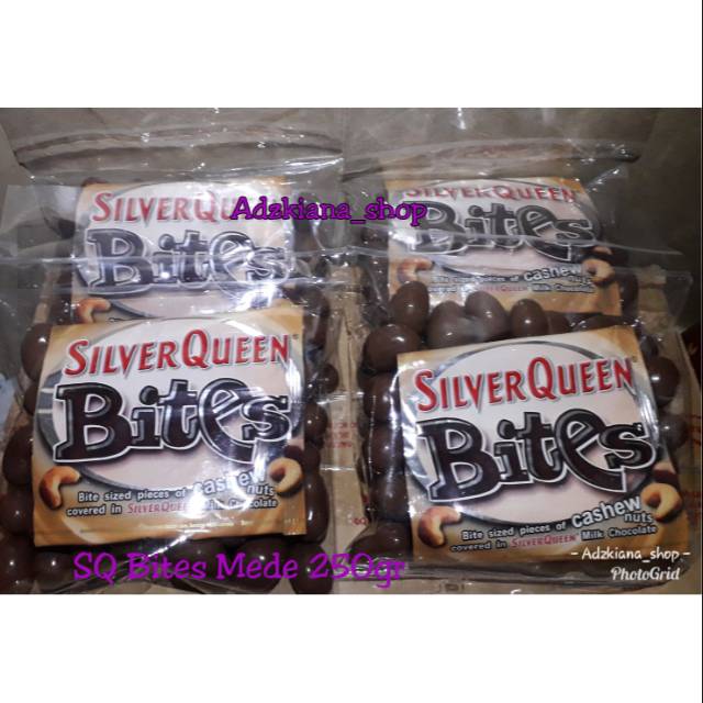 

SILVERQUEEN BITES MEDE 250 GRAM