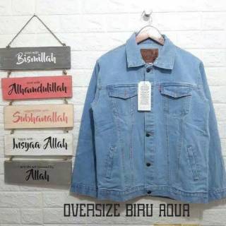 JAKET JEANS OVERSIZE Jaket jeans Gombrang Jaket Jeans