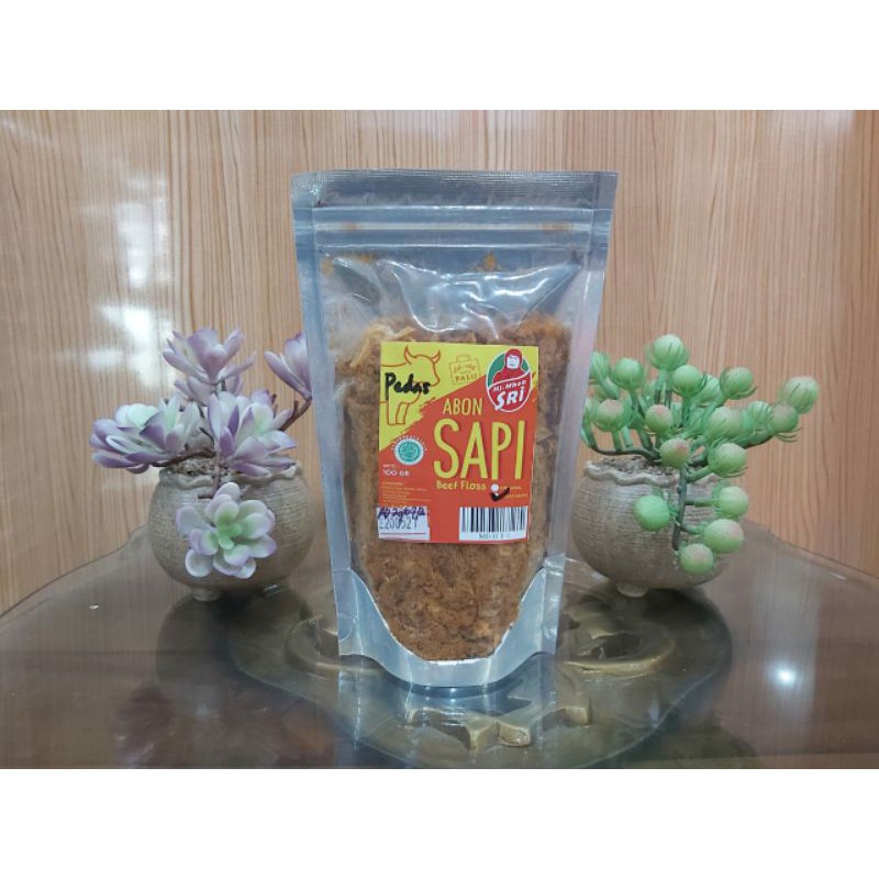 

Abon Sapi Pedas Hj Mbok Sri 100 g