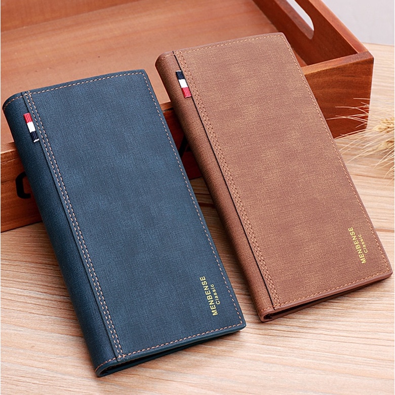 Dompet Pria panjang Original Men Bense Side Flag / Men Wallet MBS002