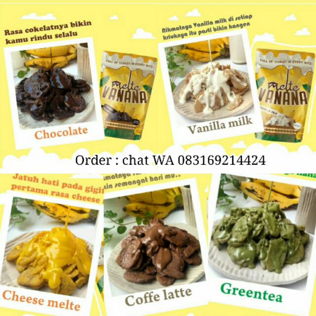 

Melte Vanana | Keripik pisang | Keripik murah | Pisang cokelat | keripik Cokelat lumer | Jogja