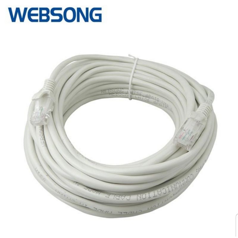 Kabel LAN RJ45 UTP Ethernet 15M Cat5 WEBSONG