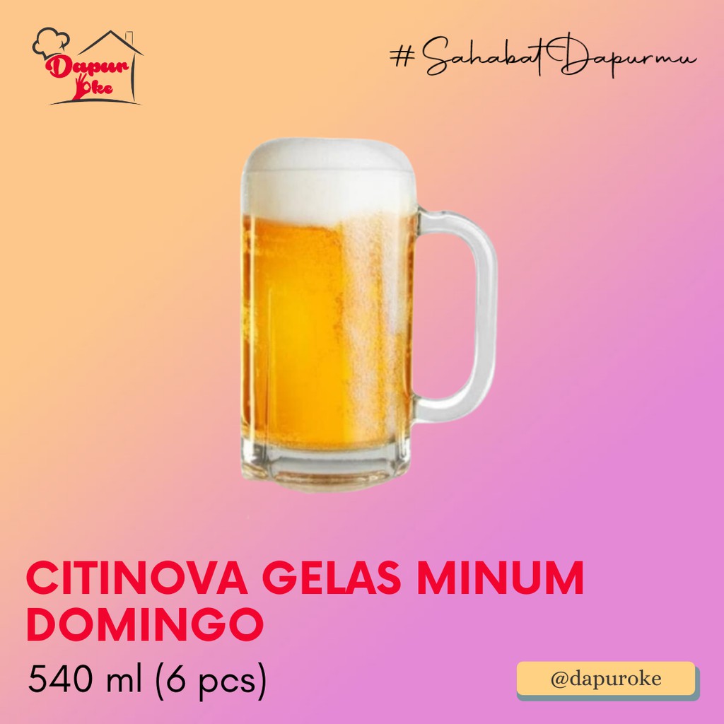 Citinova Gelas Minum Domingo (6 pcs)
