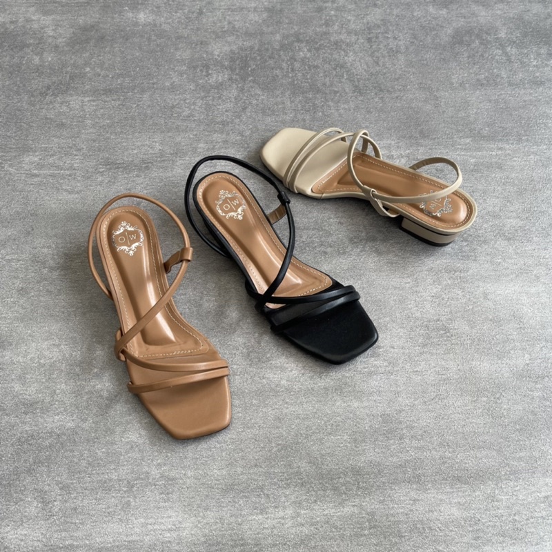 Faduzzi Sandal Wanita Tali MEISA Hak 3Cm