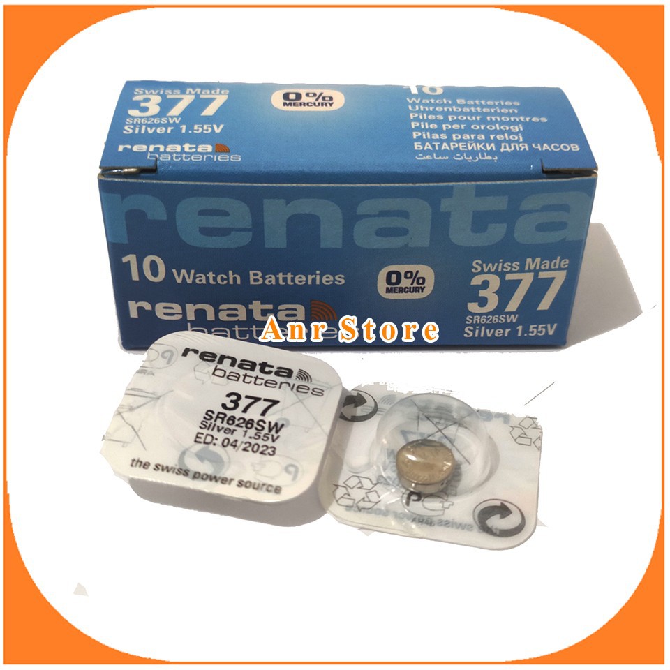 Batrei Batre Baterai Jam Renata 377 Renata SR626SW Original Battery