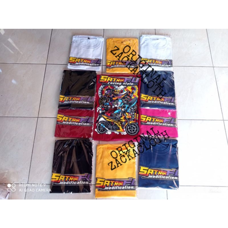 kaos motor satria fu/kaos satria fu/kaos satria fu modifikasi/kaos pria distro/kaos satria fu racing