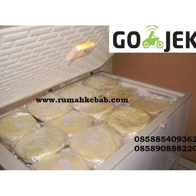 

ENAK Gojek - Go Kilat - 10 Pack Tortila Kebab - d= 24 cm -TorBesar 200 Pcs TERLEZAT