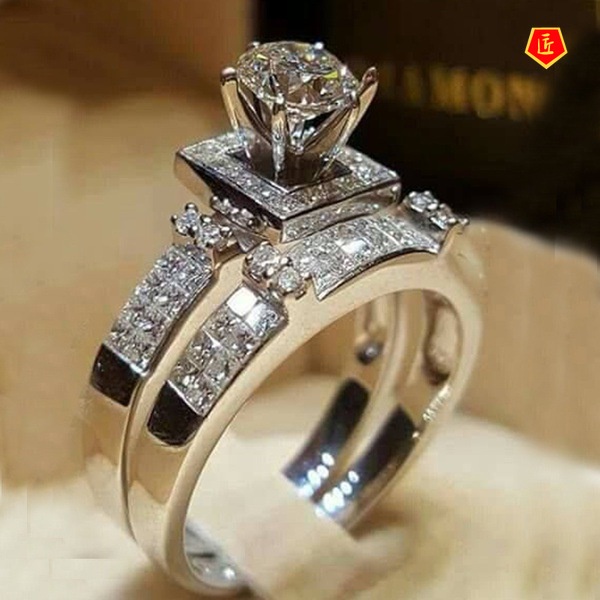 [Ready Stock]Creative Moissanite Ring S925 Silver