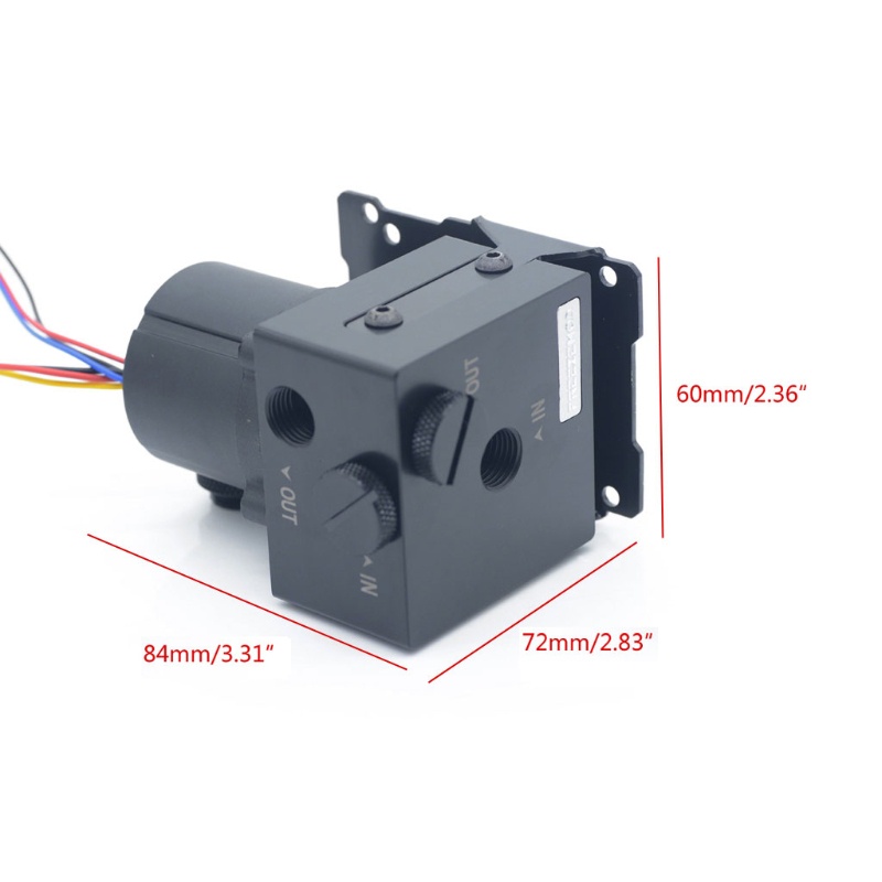 Bt Pompa Air Pendingin Air Komputer Double Adjustable Flow Untuk Kepala 5meter Flow