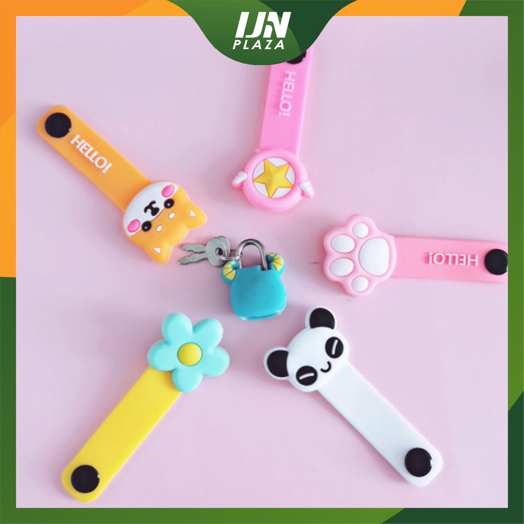 ❤ IJN ❤ CARTOON - Cord Holder 3D Lebar/ Klip Kabel/ Penjepit Kabel/ Pengikat Kabel