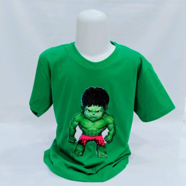 Baju kaos anak- kaos anak LED superhero