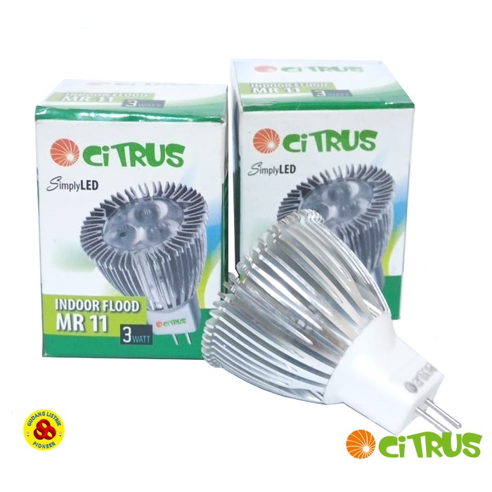 Citrus LED Halogen MR11 3W Putih Lampu Bohlam LED MR11 3 Watt CDL