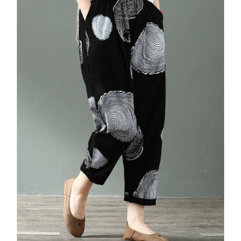 Celana Kulot Loose Pants Linen Kancing Cullote Highwaist Hw Wanita Import Premium Model Korea Kekini