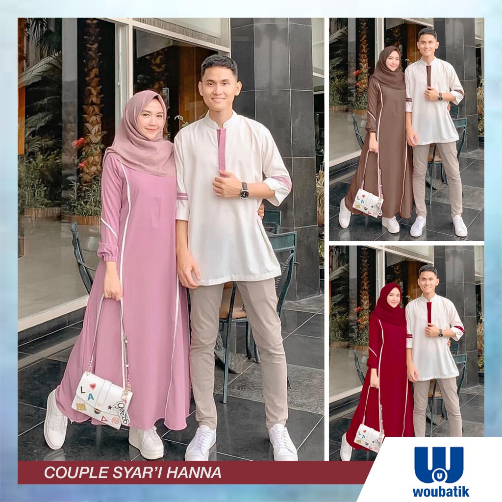 15+ Trend Terbaru Gamis Couple Terbaru 2019 Di Shopee