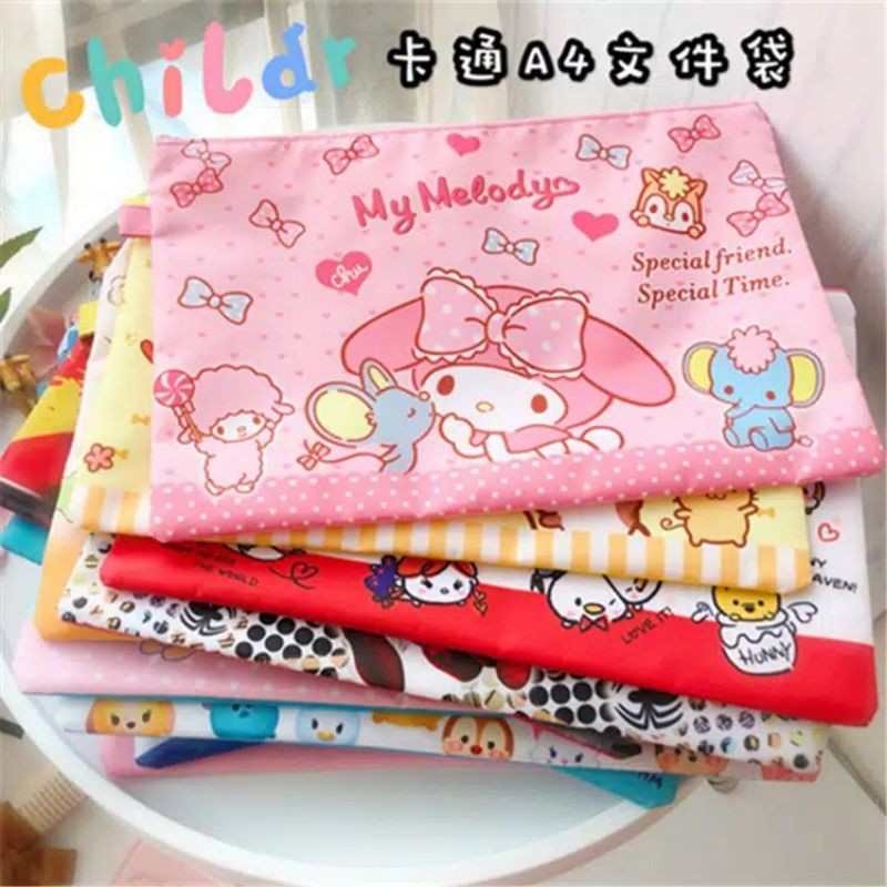 

File folder organizer ukr A4 motif sanrio