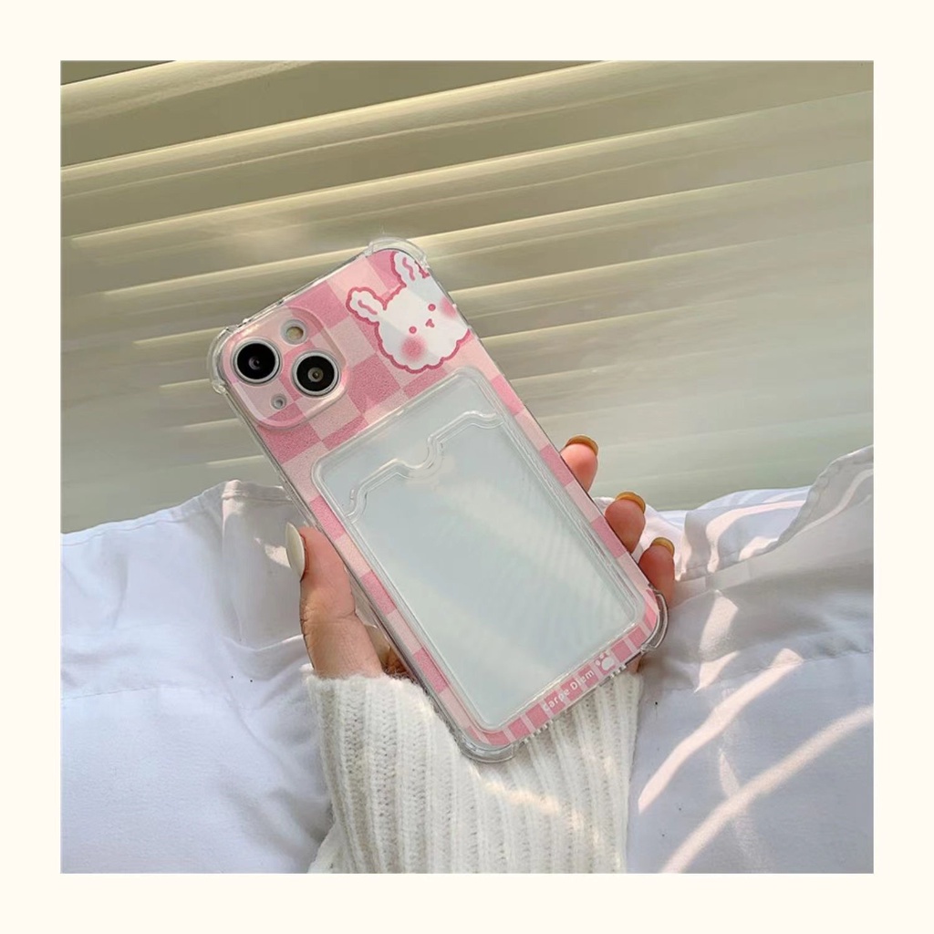 Soft Case Silikon TPU Transparan Motif Beruang Untuk IPhone 14 13 12 Mini 11 10 Pro XS Max X XR 8 7 6 6S Plus