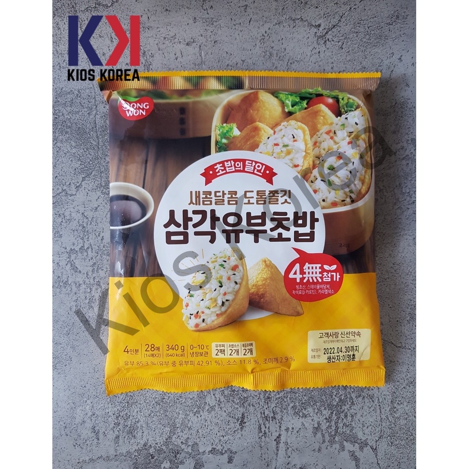 

Dongwon Fried Soybean Curd 340gr - Yubu Chubab / Tahu Goreng dengan Bumbu Korea