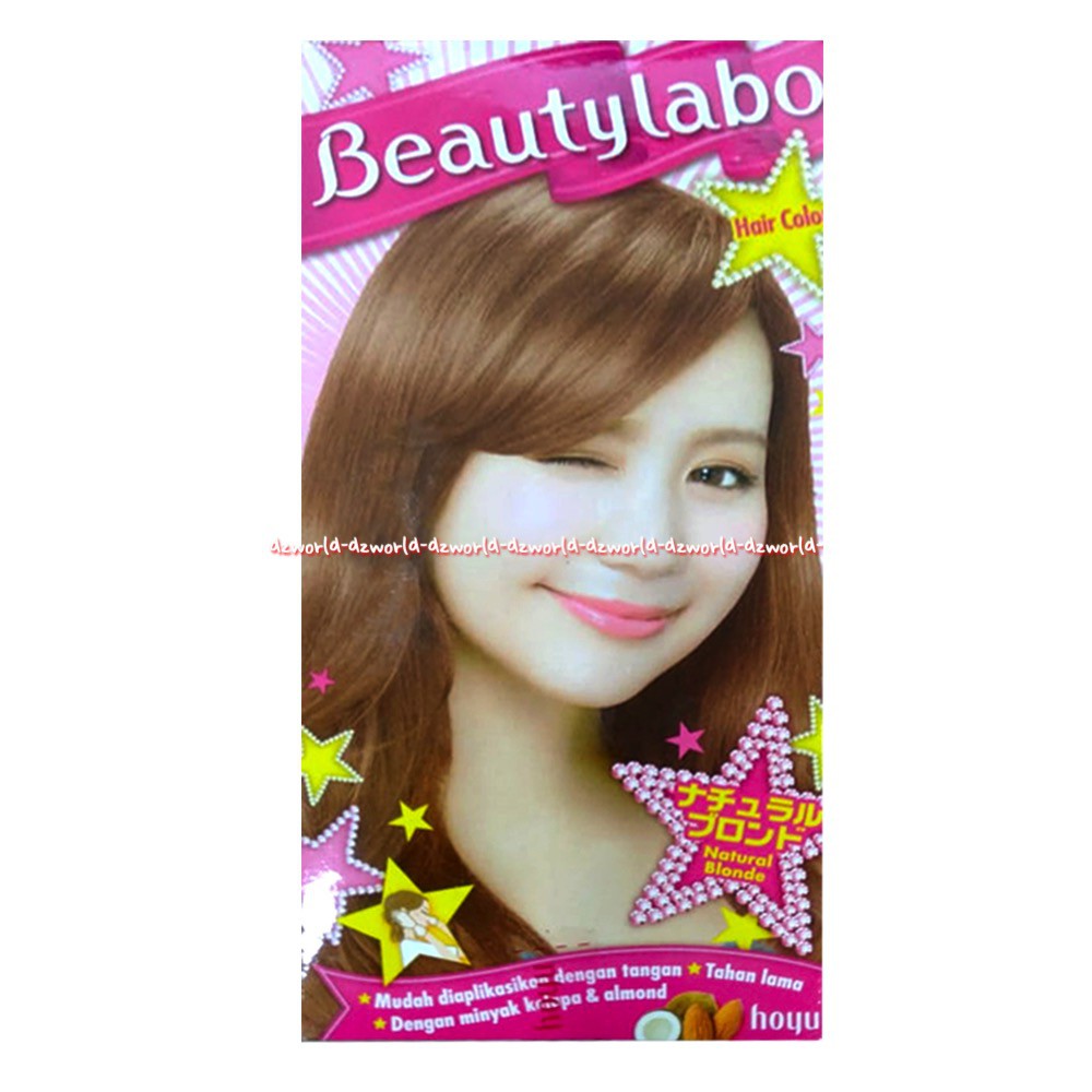 Beauty Labo Bleach Hoyu Cat Rambut Blonde Coklat Terang