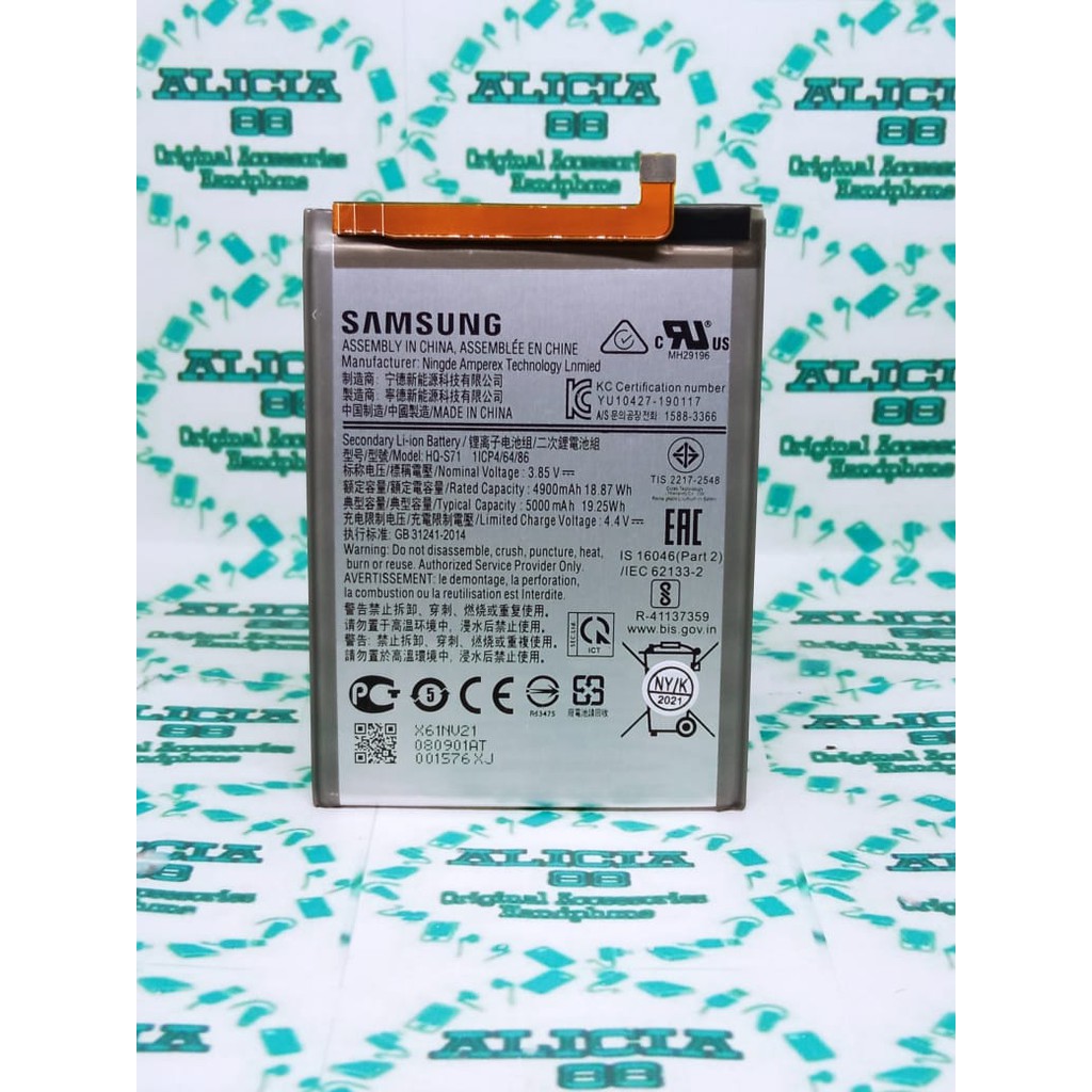 Batre Baterai Hp Original Samsung Galaxy M11 M115F HQ-S71 Batrei Batrai Battery Tanam