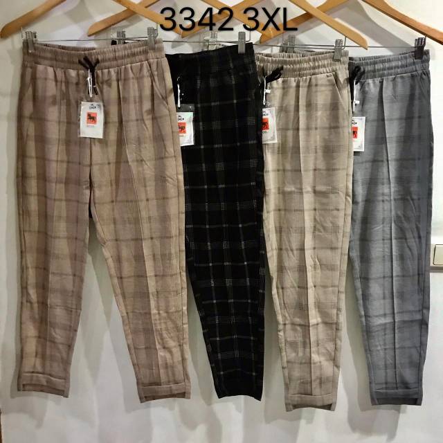 (New) Celana ZARA Kotak Import Jumbo GOOD seri 3342# 3XL