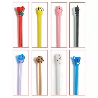 [Premium Store] Pulpen BT21 / Pulpen Karakter BTS / Pena Army Bts / Koleksi Bts / Pena Bt21 / Pulpen Cair Gel Unik Karakter-2