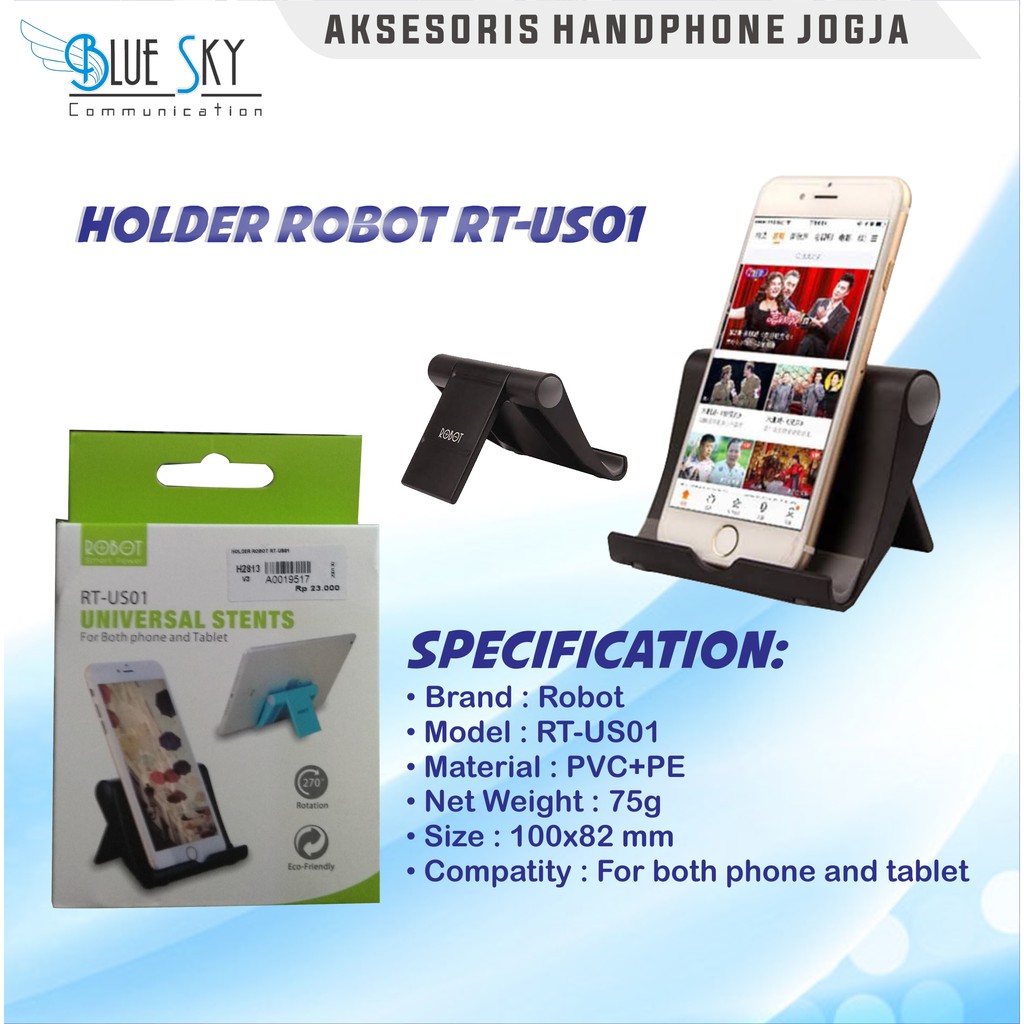 HOLDER ROBOT RT-US01 HOLDER HANDPHONE