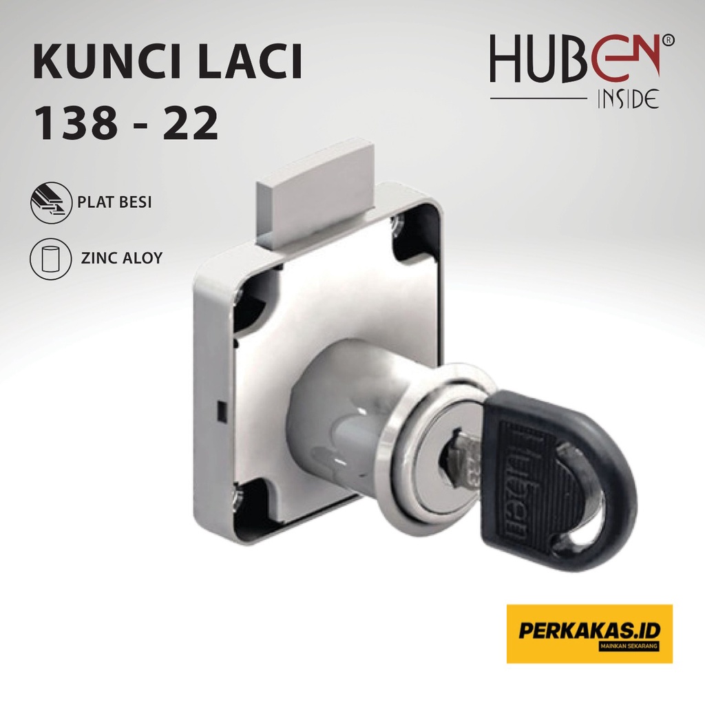 Kunci Laci Lemari Loker HUBEN HL-138 22