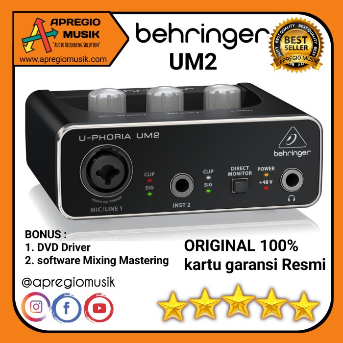 SOUNDCARD BEHRINGER UM2