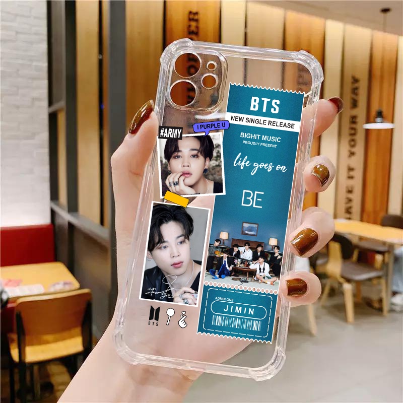 Custom Case BTS Life Goes On Vivo Oppo Xiaomi Samsung Realme Infinix iPhone Pocophone Poco Nokia-Jimin Ver 2