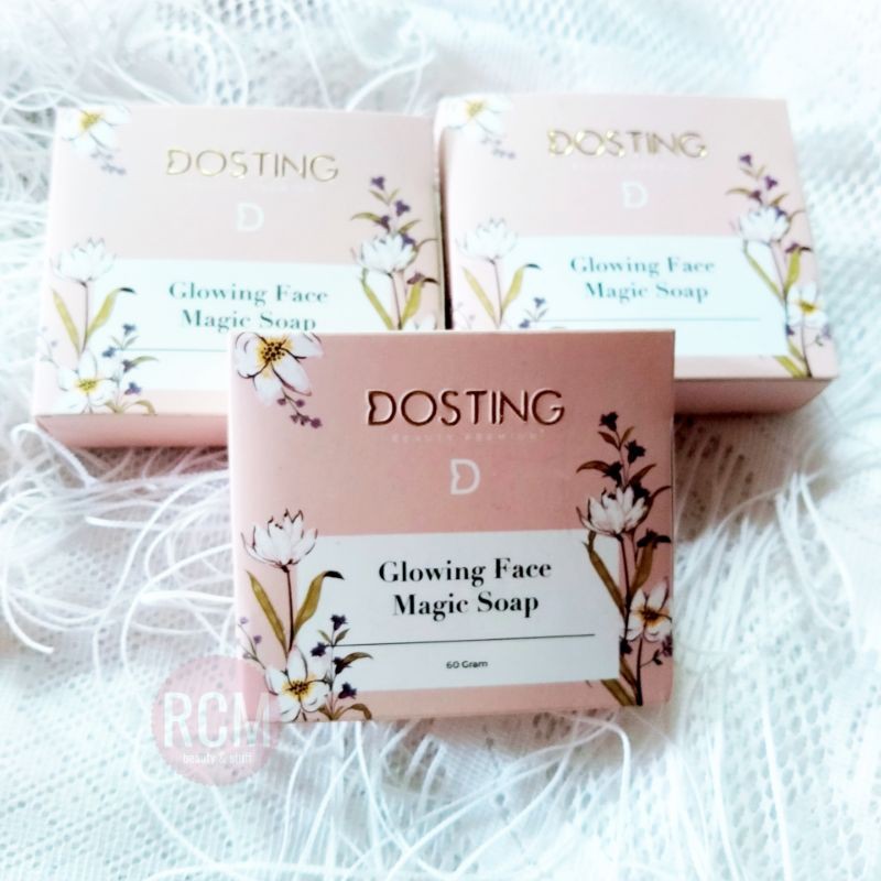 [Sabun Dosting Premium] Dosting Glowing Face Magic Soap 60g