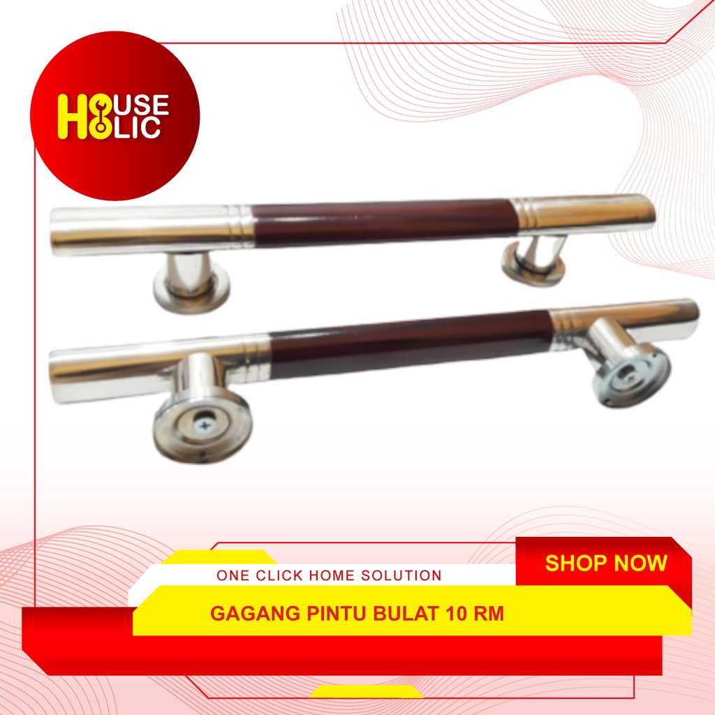 Handle Pintu Stainless Bulat VPH 10 RM / Gagang Tarikan Pintu 10RM