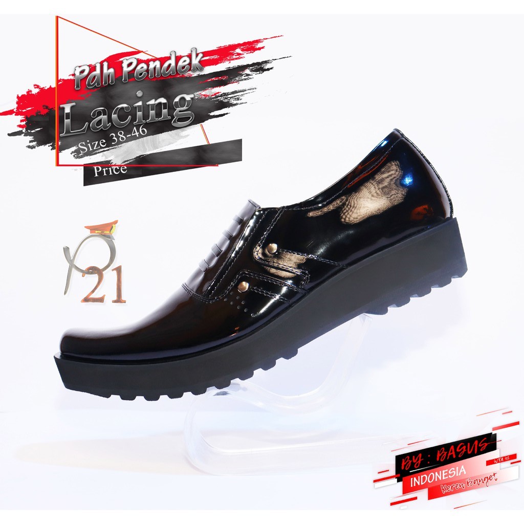 PDH LACING SEPATU PRIA SEPATU KERJA P21