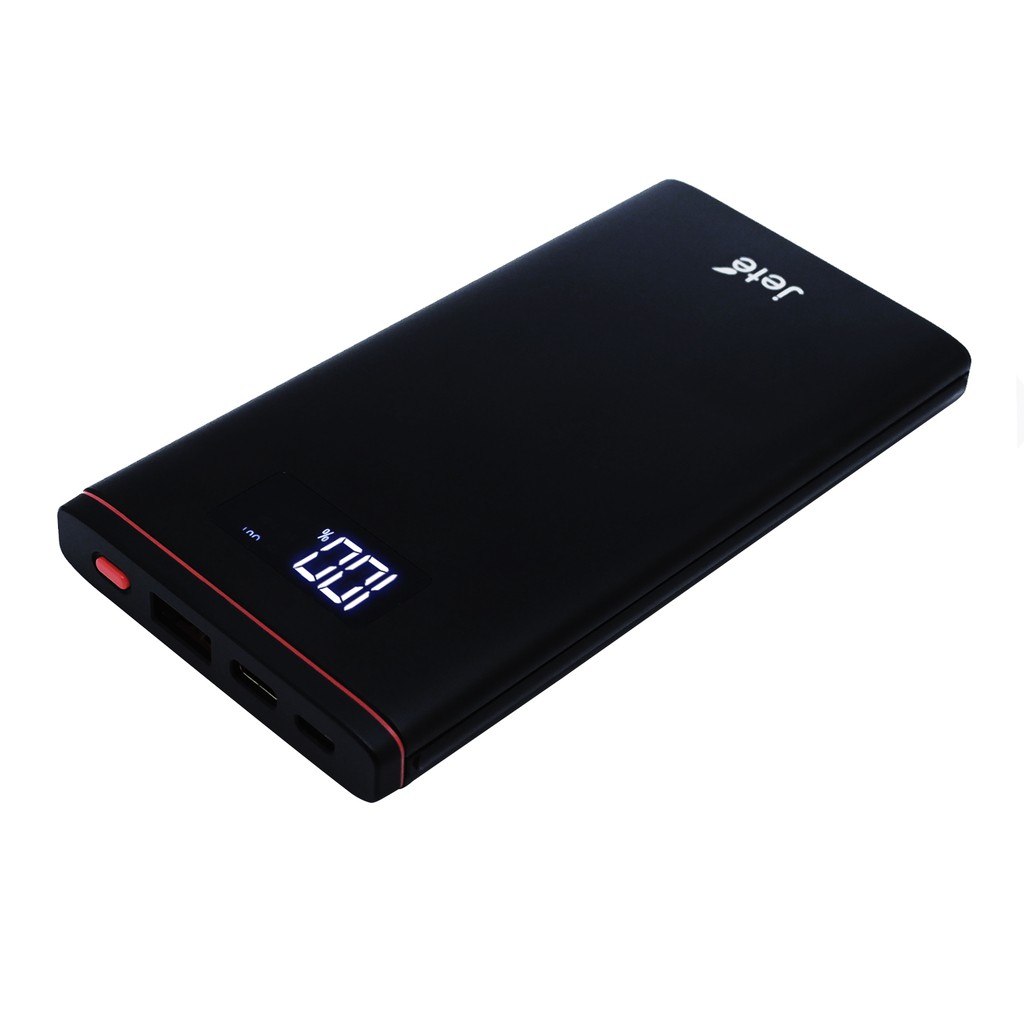 POWERBANK JETE PHANTOM REAL 13000 MAH QUICK CHARGE 3.0 2 OUTPUT MURAH