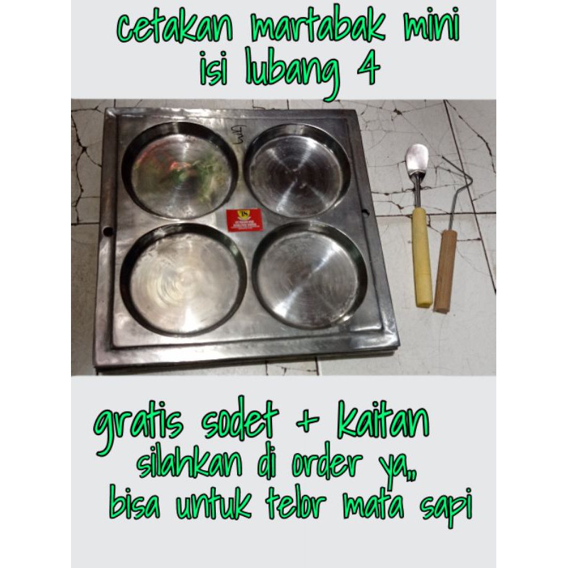 cetakan martabak mini/ telor mata sapi