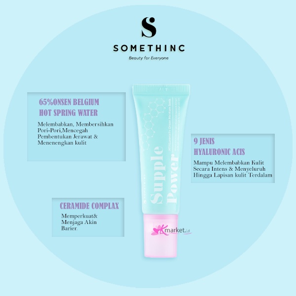 Somethinc Supple Power Hyaluronic9+Onsen Moisture Bomb Gel 25ml | 50ml