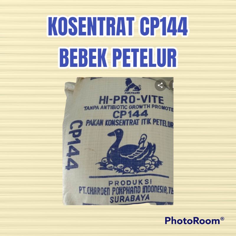 pakan pur kosentrat 144 bebek petelur